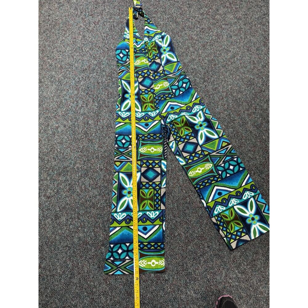 Boho Jumpsuit Womens Small Handmade Artsy Colorful Art To Wear Hippie - Picture 2 of 9
